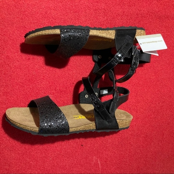 VIKING Sz 41 Comfort  Revolution Glitter Velcro Closure Sandals NWT - Picture 5 of 9